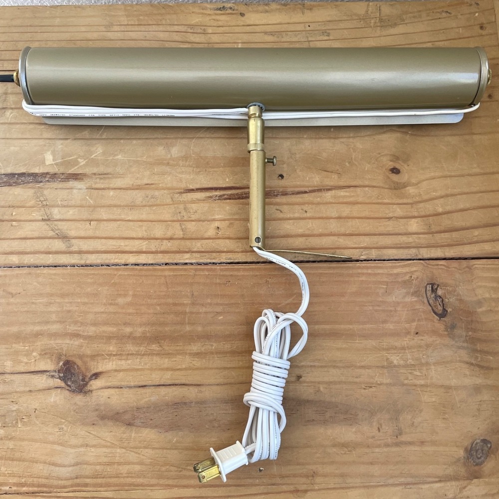 Mid Century NOS Durown Gold Picture Light • Vintage Multi-Use Picture-Lite • New